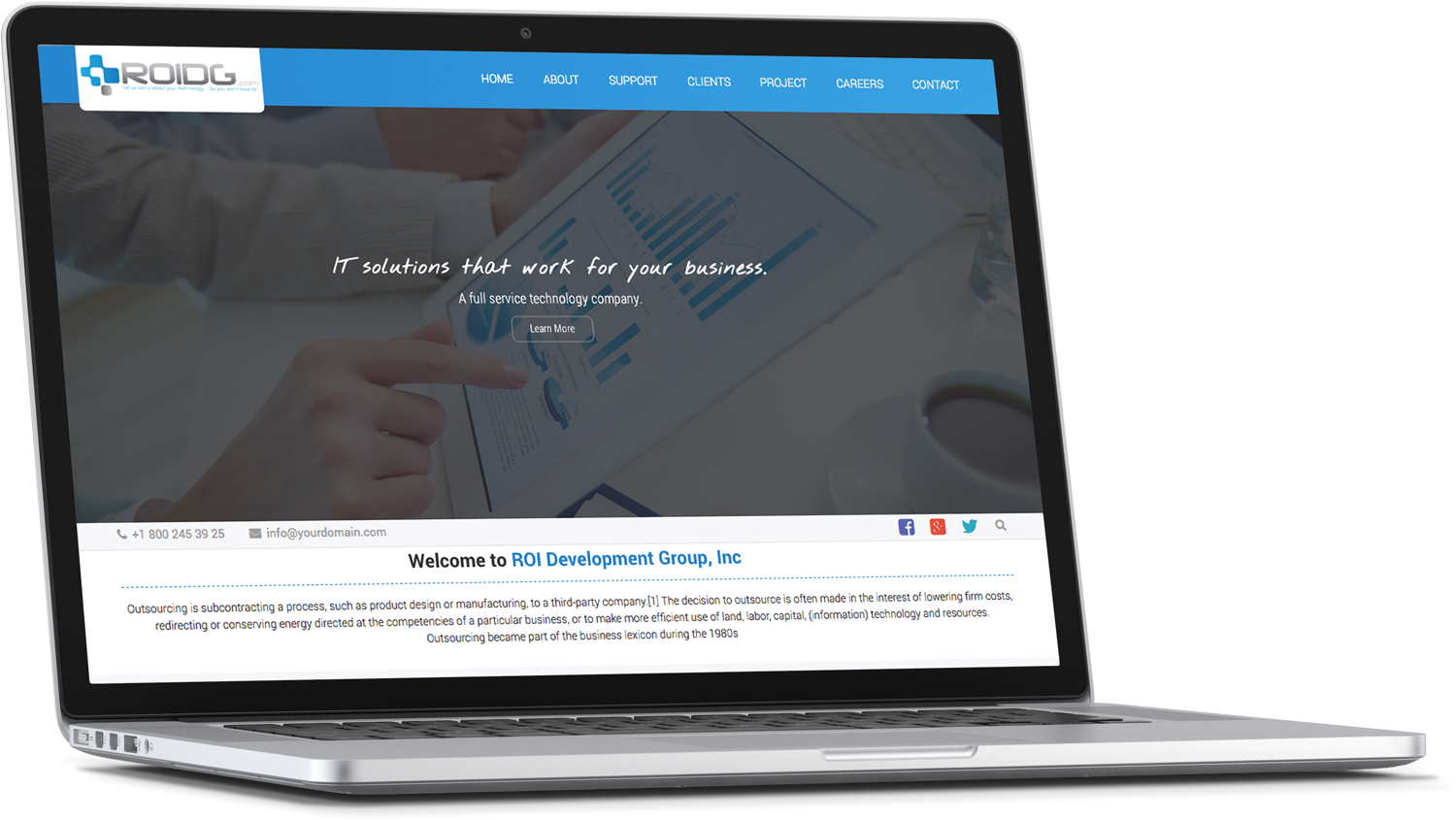 Web Design by cCopilot for ROI Development Group, Inc. | Design #13882444