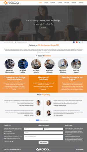 Web Design by cCopilot for ROI Development Group, Inc. | Design: #13929875