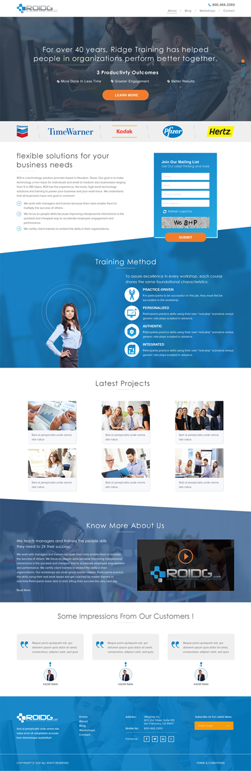 Web Design by e2developers for ROI Development Group, Inc. | Design #13908202