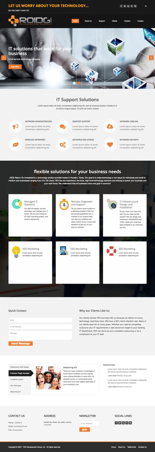 Diseño Web por abhishukla1987 para ROI Development Group, Inc. | Diseño #13961573