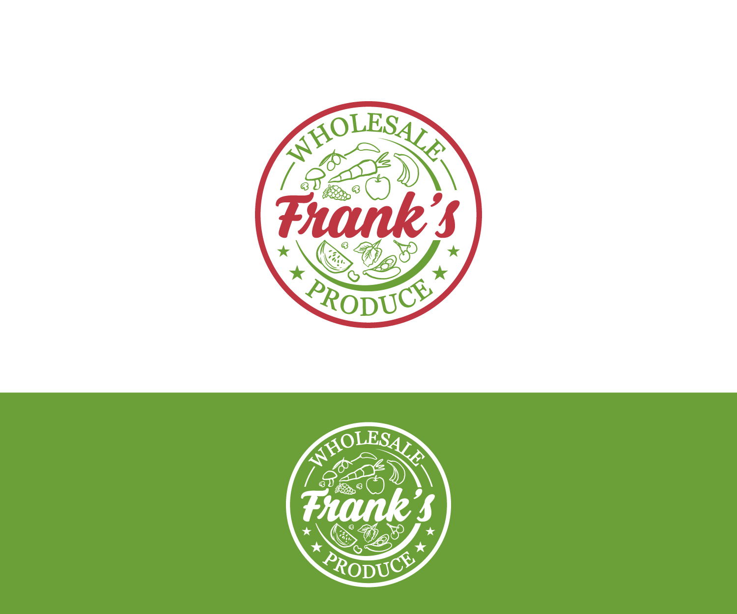 Logo Design by Mario for Frank's wholesale produce | Design #13905159