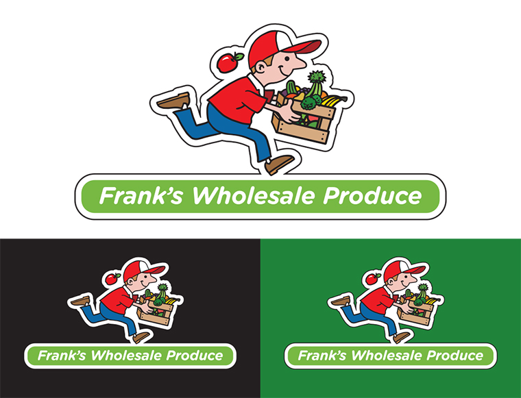 Logo Design by Innerworld Designs ltd. for Frank's wholesale produce | Design #13897775