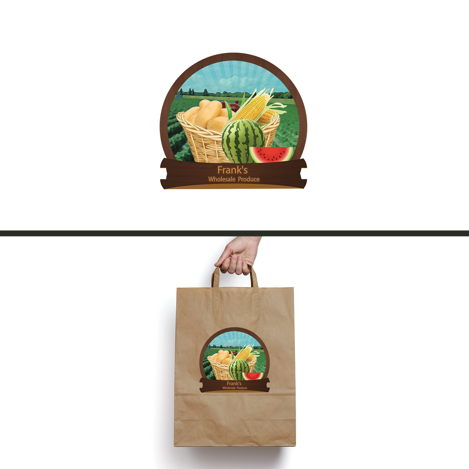 Logo Design by Sambstories for Frank's wholesale produce | Design #14070810