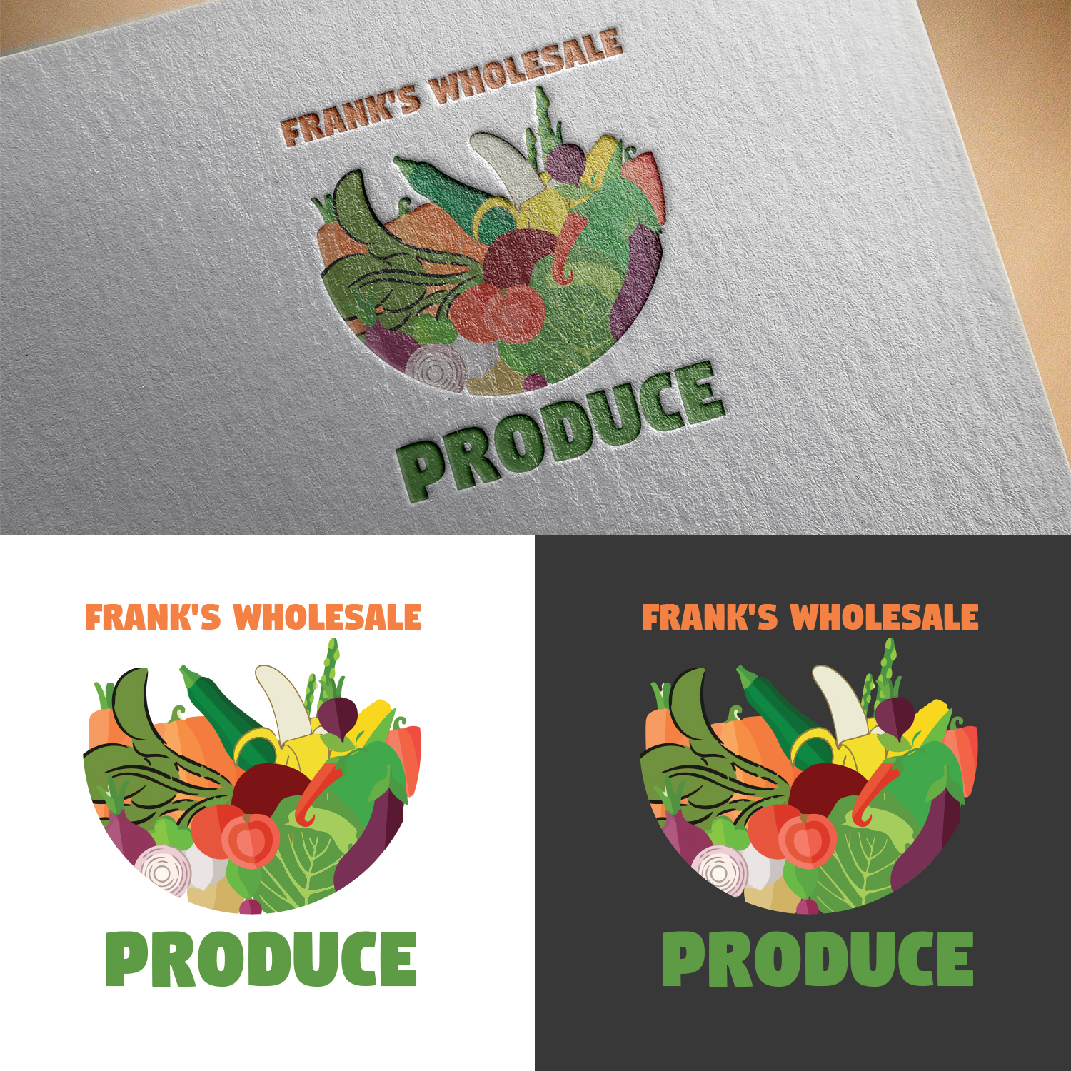 Logo Design by Ross_Creates for Frank's wholesale produce | Design #14071479