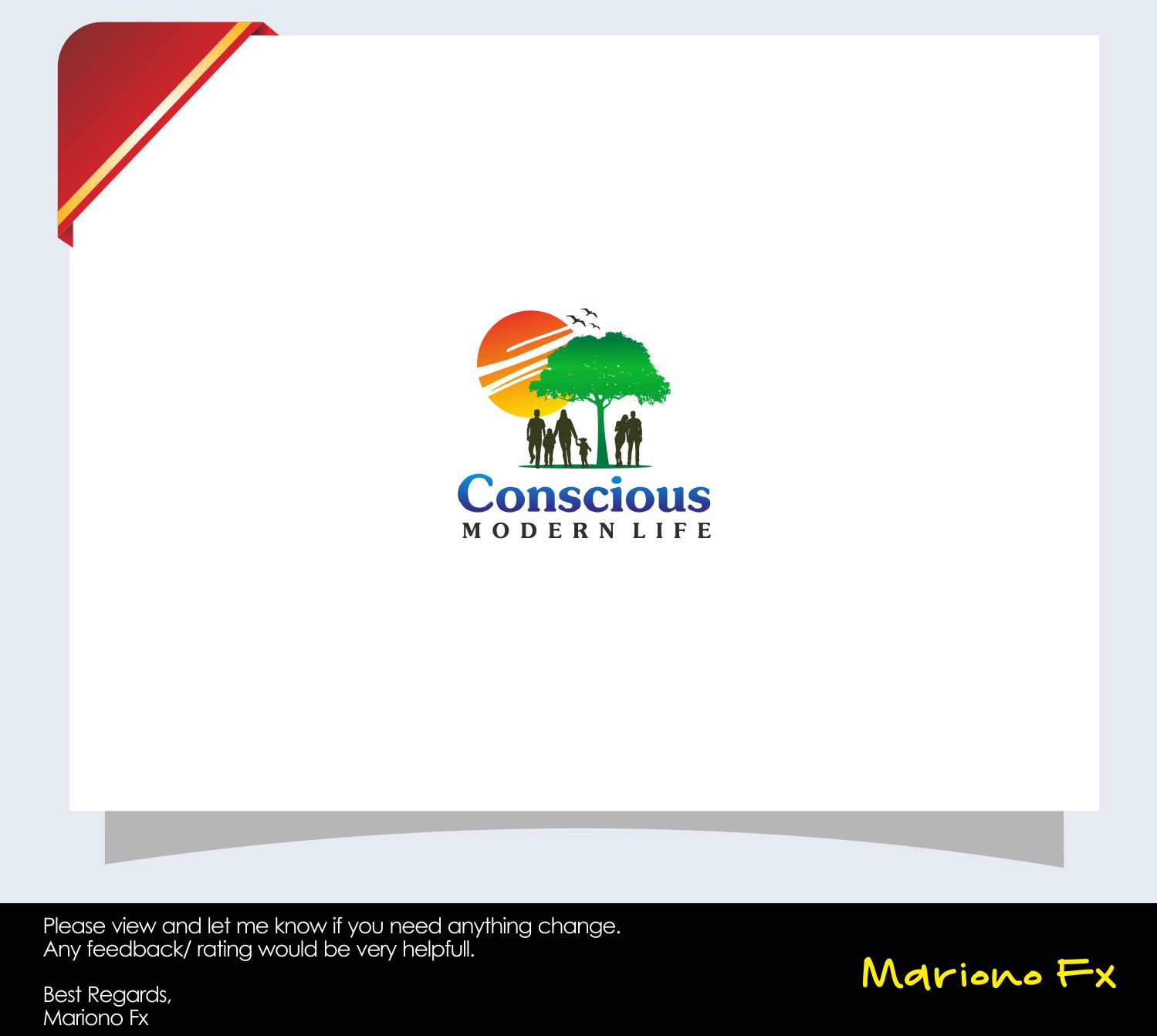 Logo Design by Mariono Fx for One Fit Place | Design #13875193