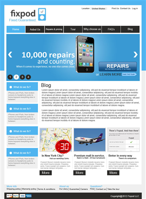 Web Design by Parul for this project | Design: #587991