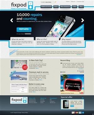 Web Design by pb for this project | Design: #550194