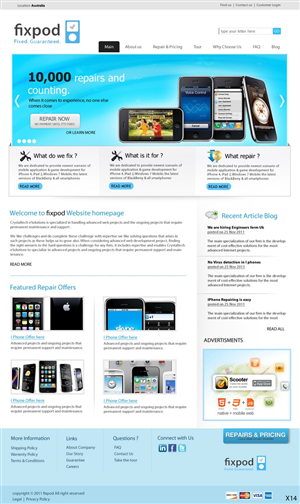 Web Design by pb for this project | Design: #550209
