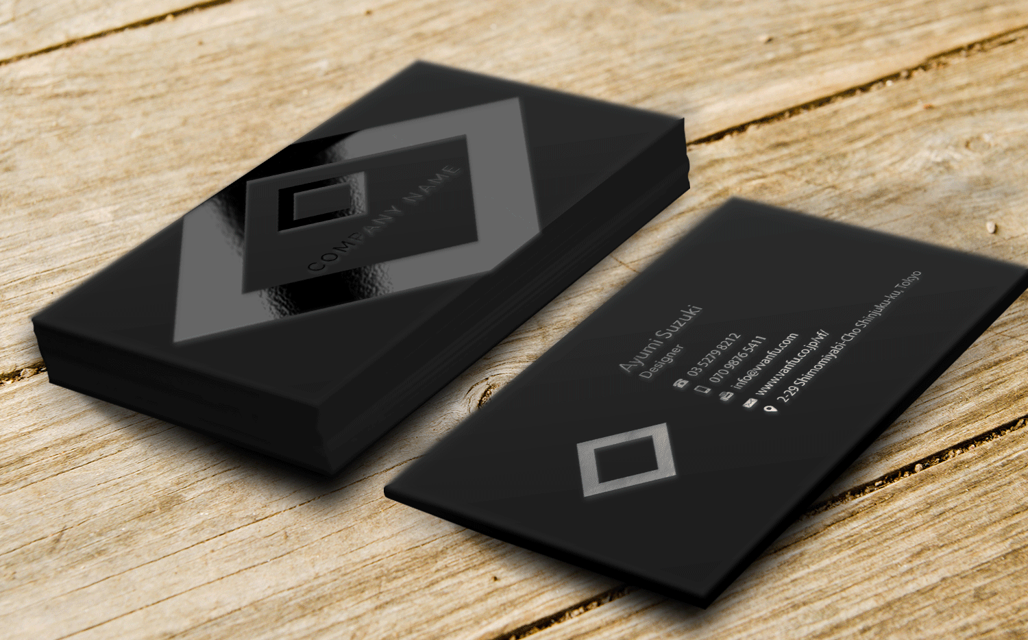 Business Card Design by Riz' for Vanfu Inc. | Design #13901501