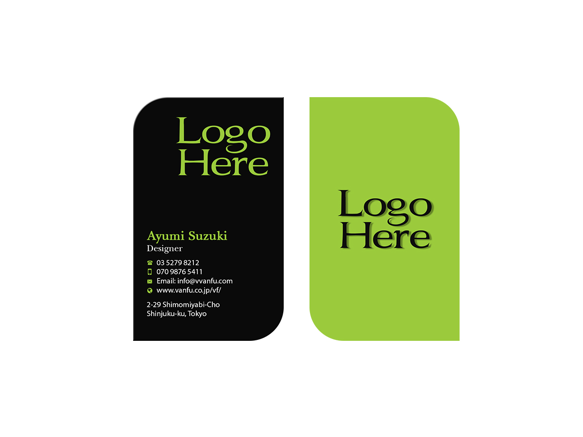 Visitenkarten-Design von Creations Box 2015 für Vanfu Inc. | Design #13881608