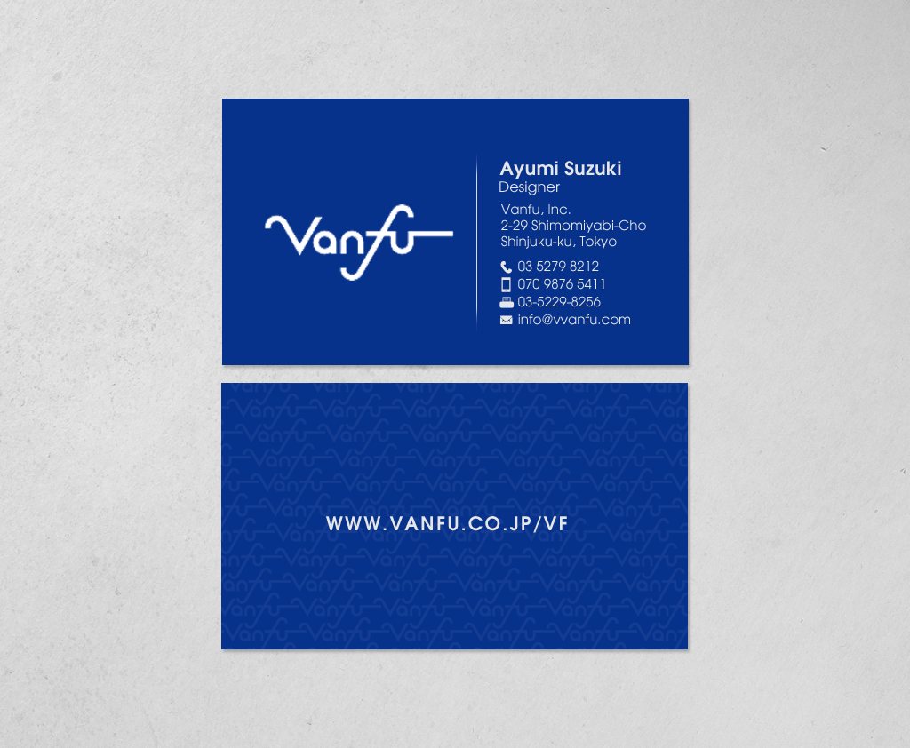 Design de Carte de Visite par chandrayaan.creative pour Vanfu Inc. | Design #13880074