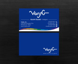 Business Card Design by chandrayaan.creative for Vanfu Inc. | Design: #13880090