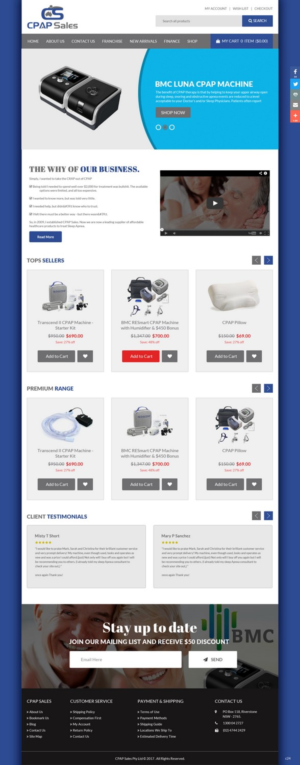 Web Design by pb for CPAP Sales Pty Ltd | Design: #13920707