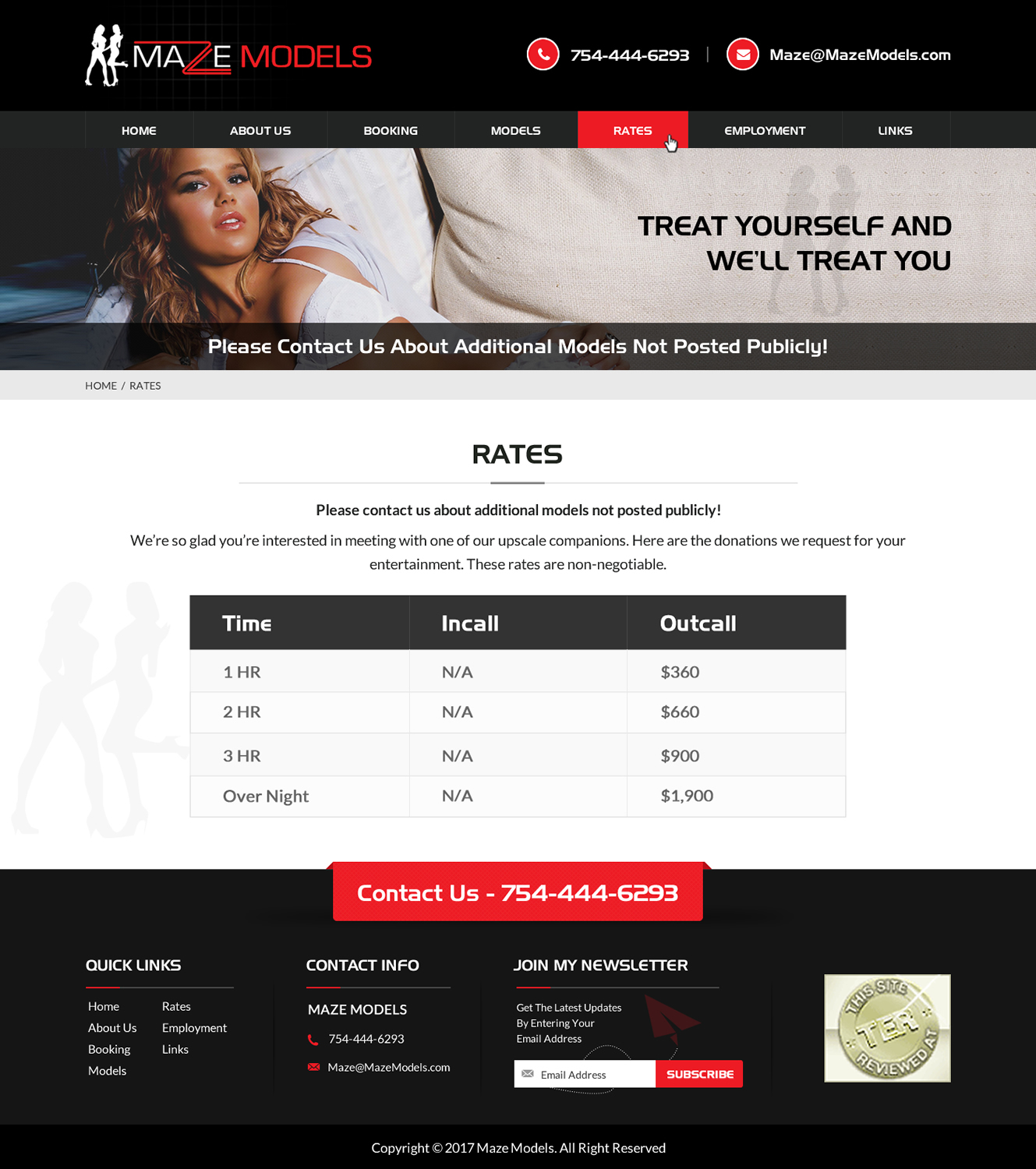 Web Design by jdv for MazeModels.com | Design #13950555