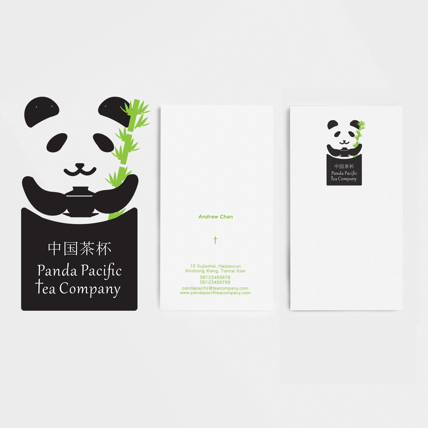 Logo Design by marchnie_surjana for Panda Pacific Tea Company | Design #13895271