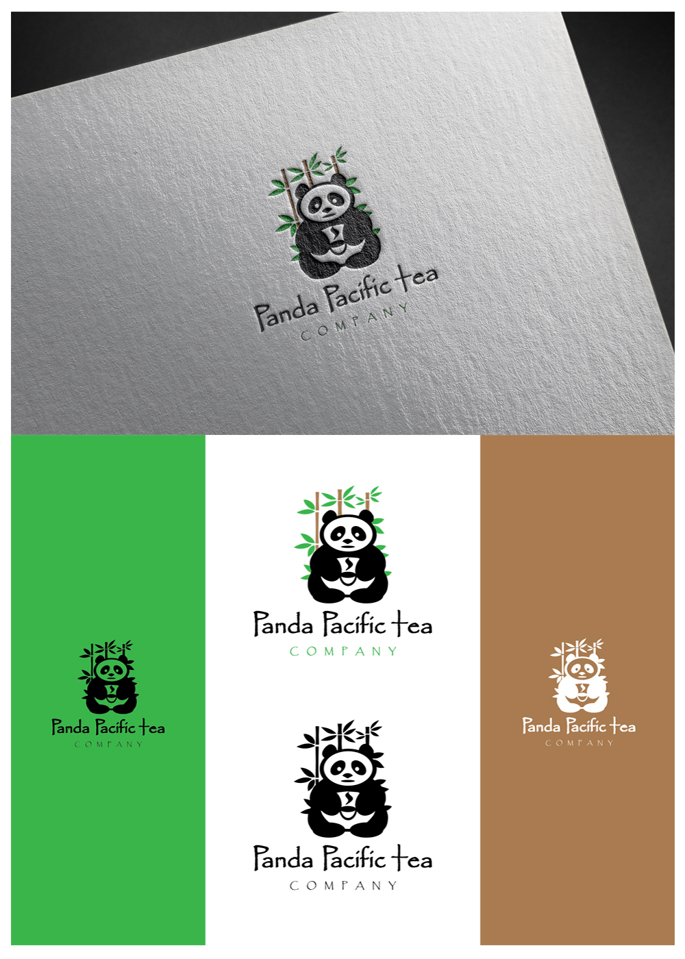 Logo-Design von goranvisnjic82 für Panda Pacific Tea Company | Design #13895358