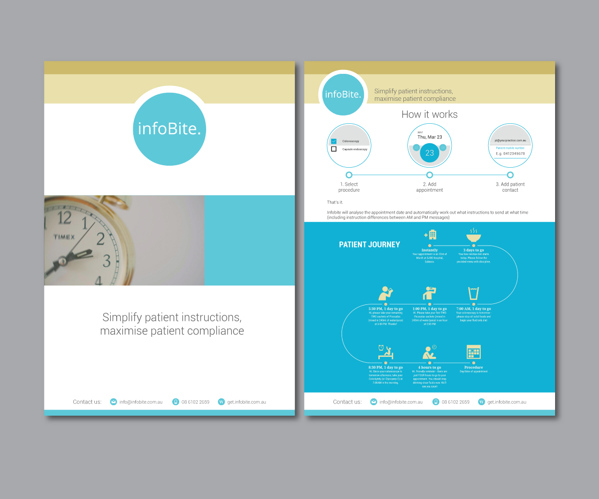 Design de Flyer par M.Pirs pour Infobite  | Design #13907950