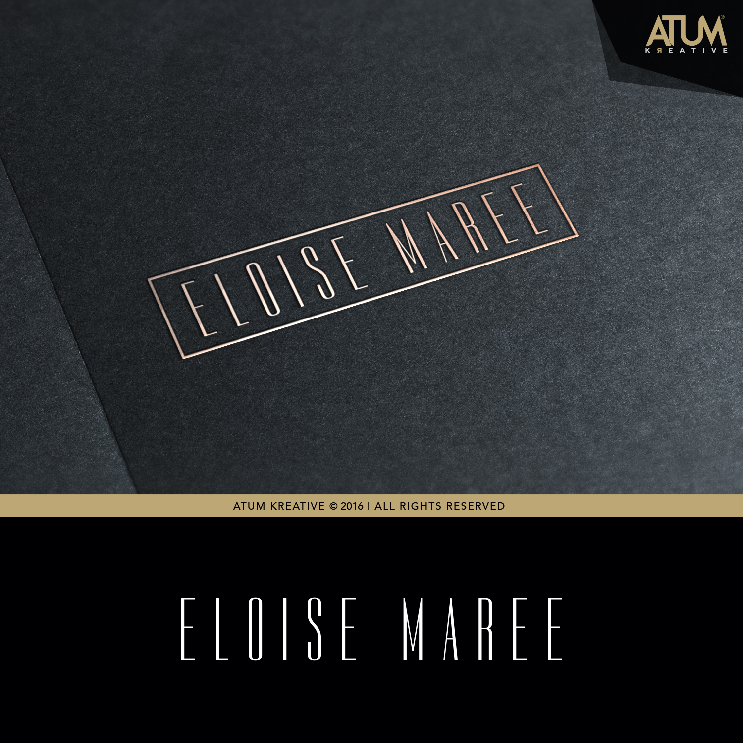 Logo Design by Atum Kreative™ for Eloise Maree | Design #13982565