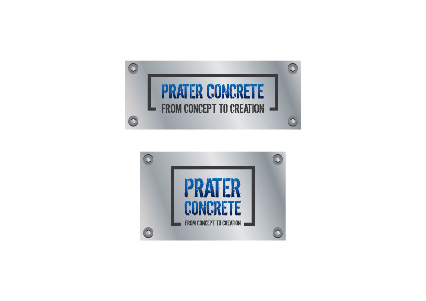 Diseño de Logo por ZRAKdesign para Prater Concrete | Diseño #13895357