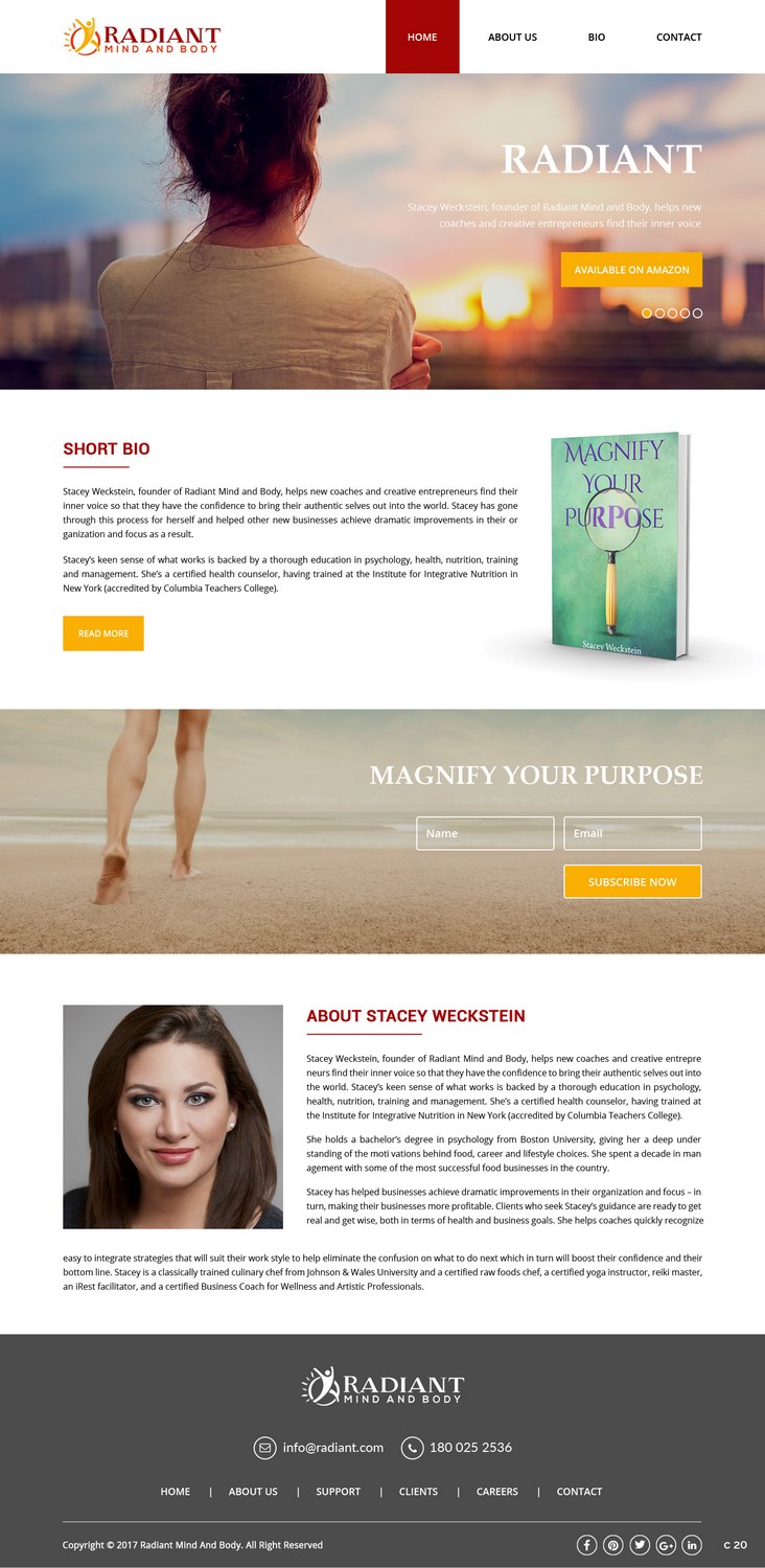 Web Design by pb for this project | Design #13900990