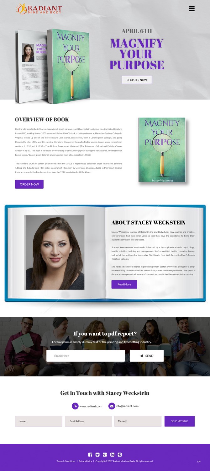 Web Design by pb for this project | Design #13901064