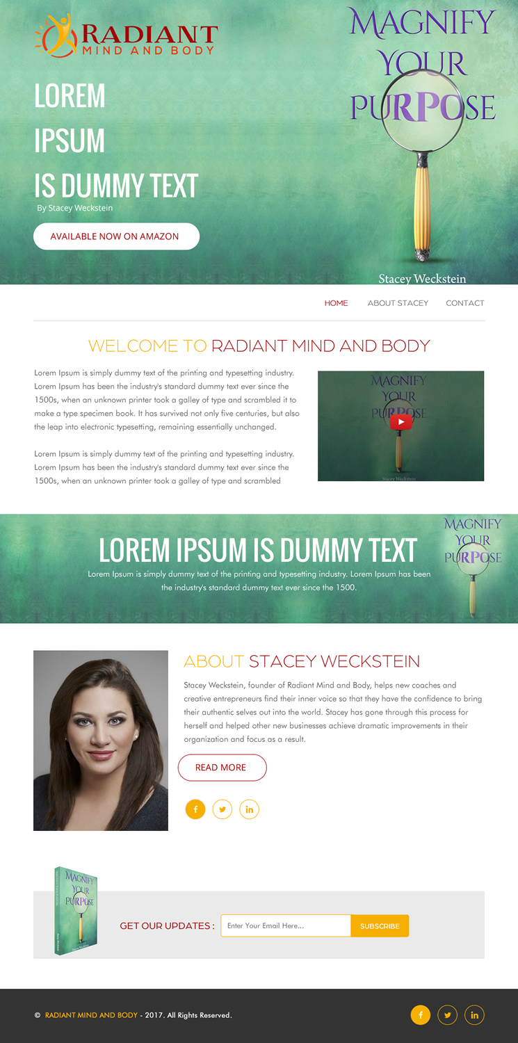 Web Design by rightway for this project | Design #13893681
