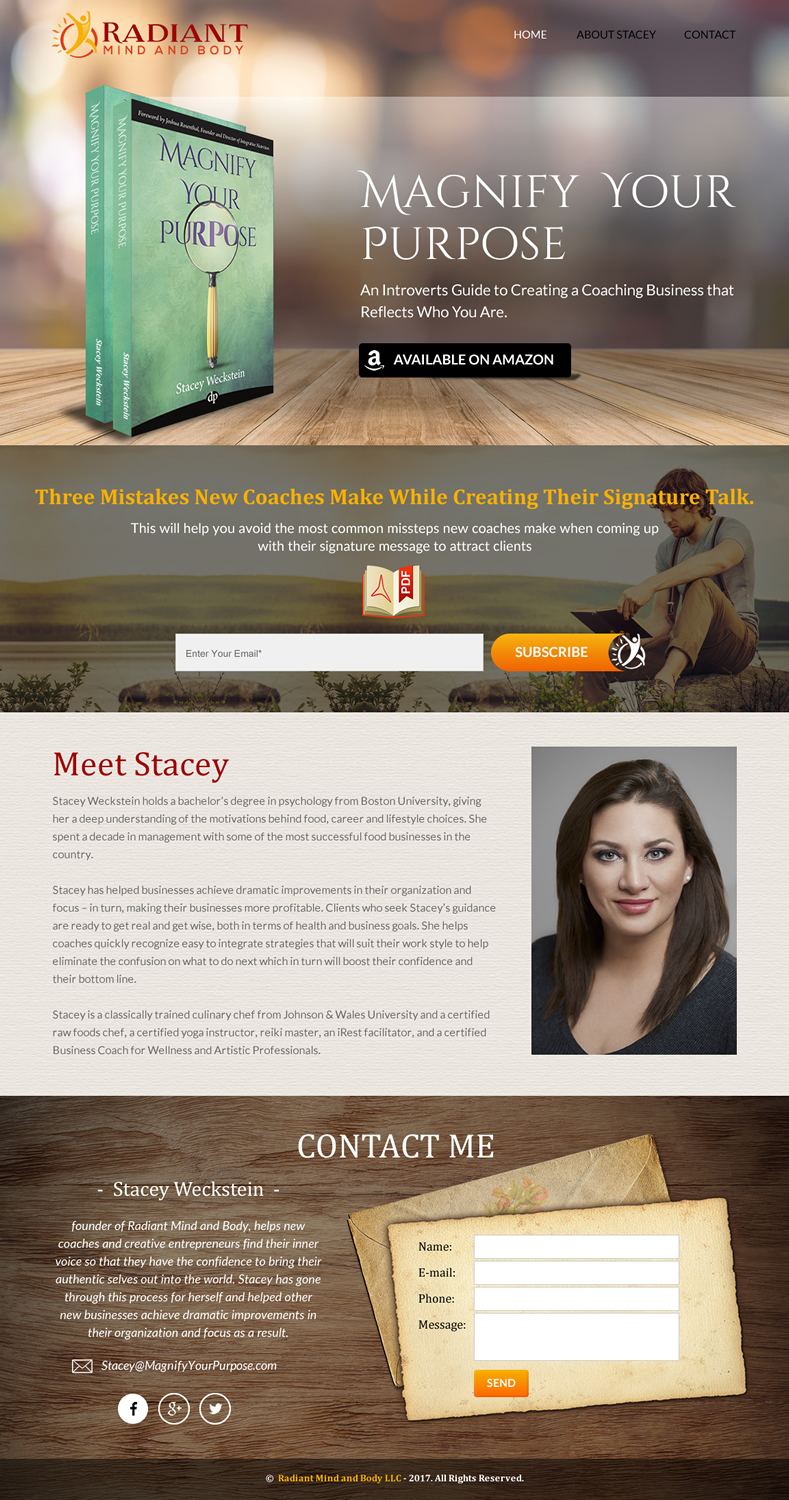 Web Design by rightway for this project | Design #14121417