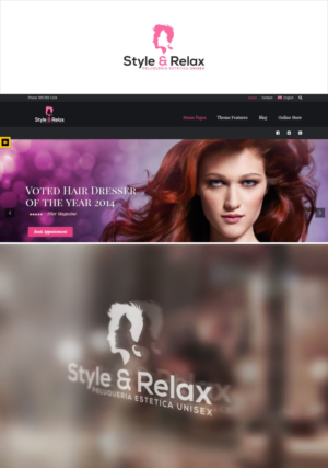 Logo Design by rddesign1992 for Peluqueria Style & Relax | Design: #13912094
