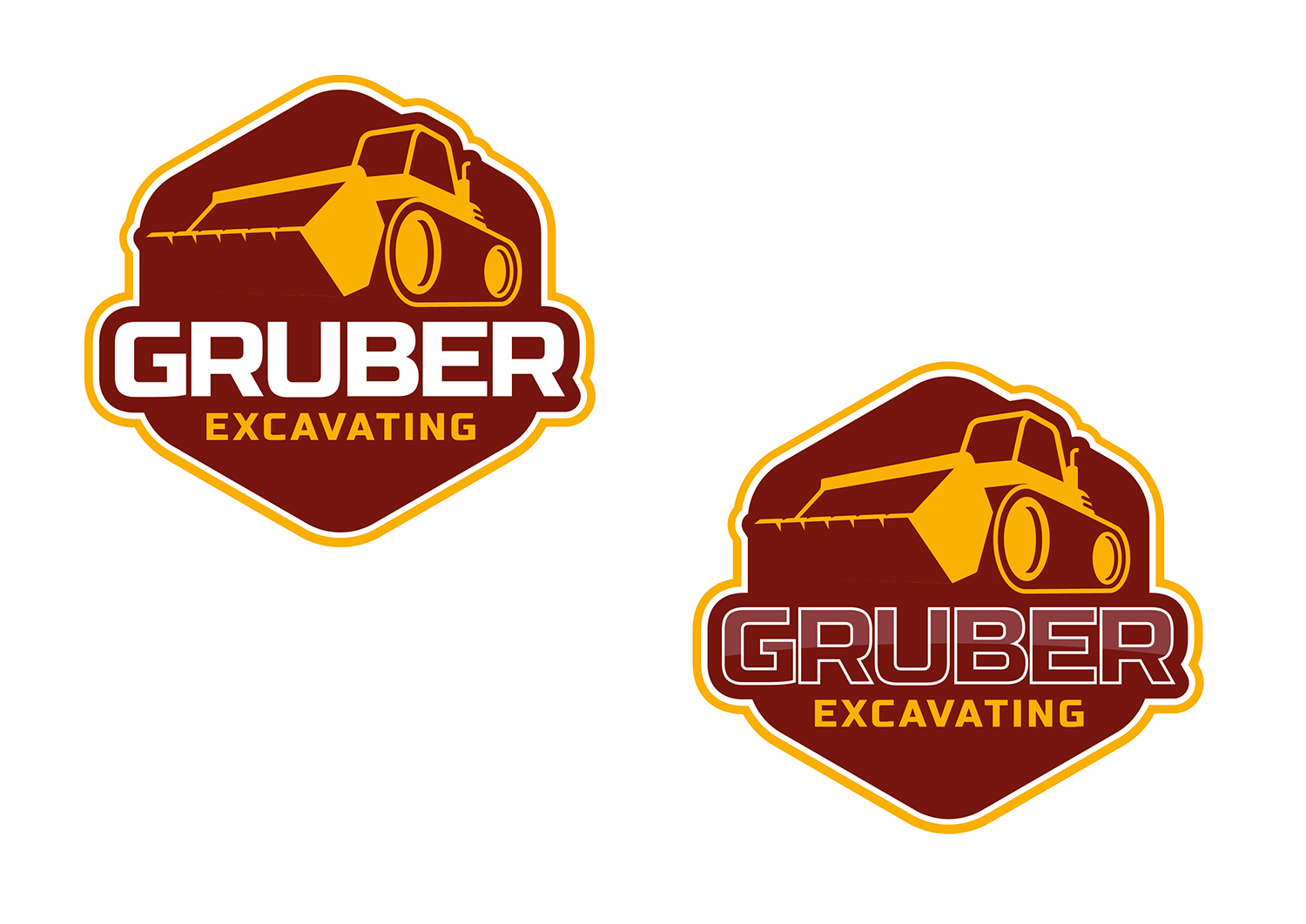 Logo Design by Channel Studio for Gruber Excavating | Design #14241741