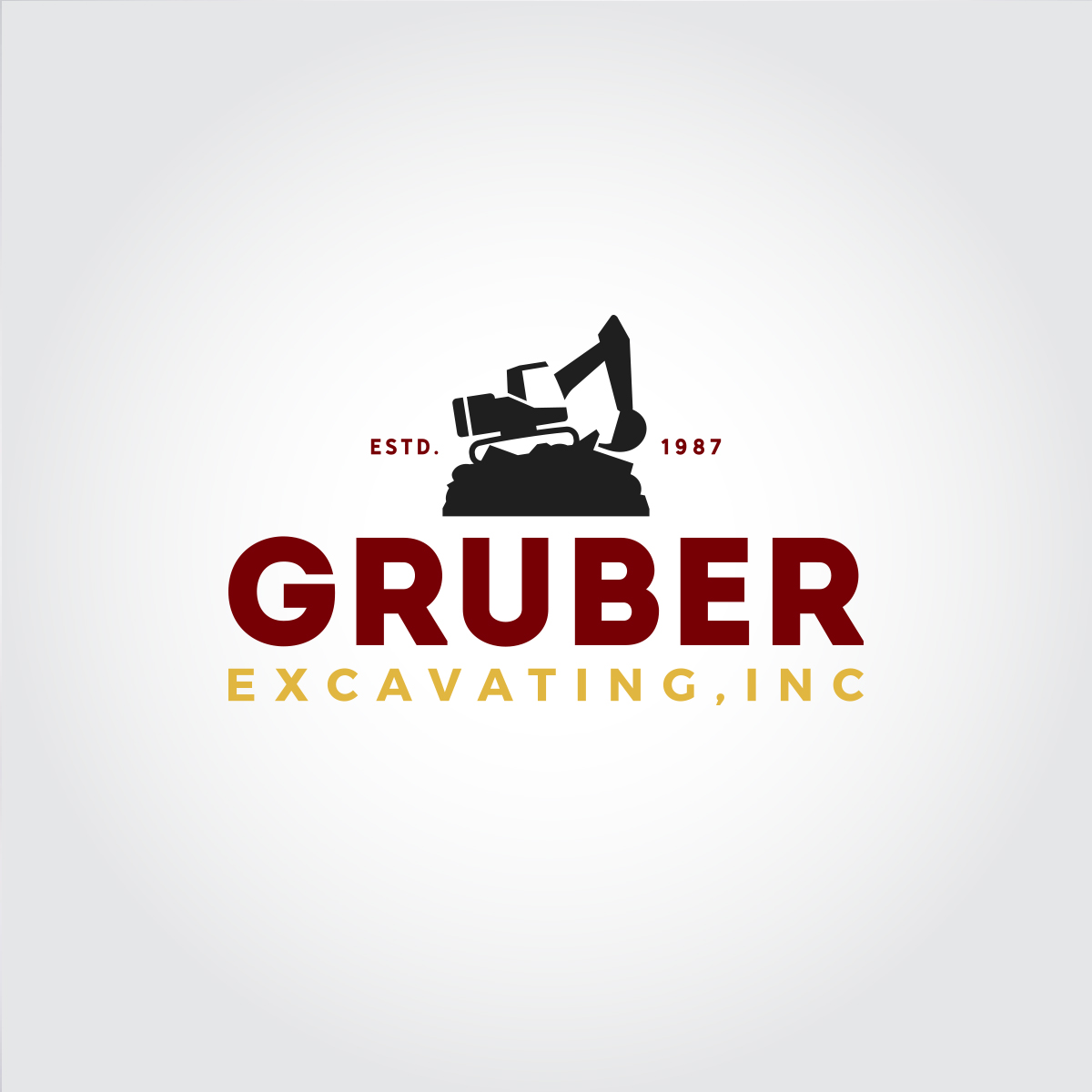 Logo Design by Magnolia S for Gruber Excavating | Design #14243466