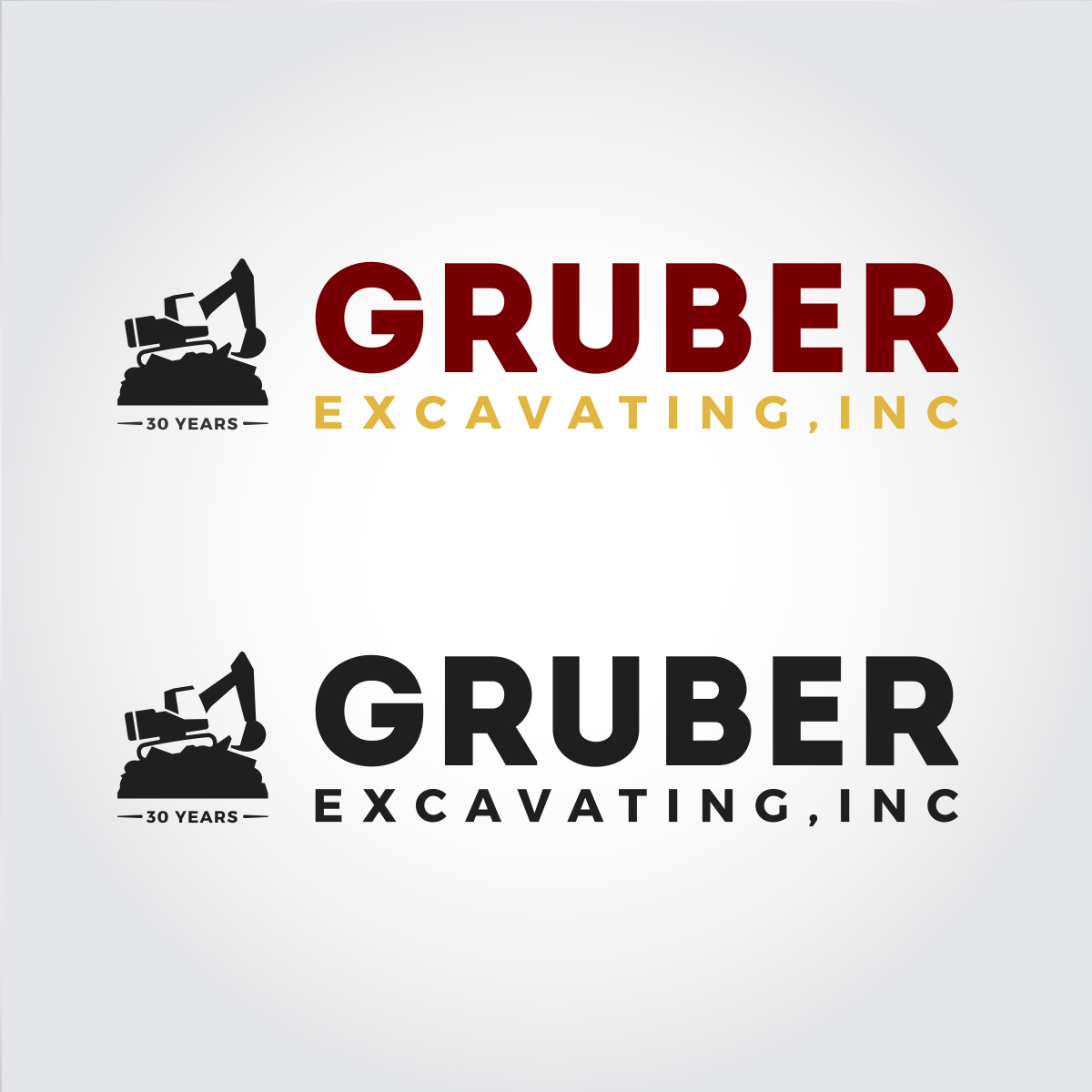 Logo Design by Magnolia S for Gruber Excavating | Design #14243472
