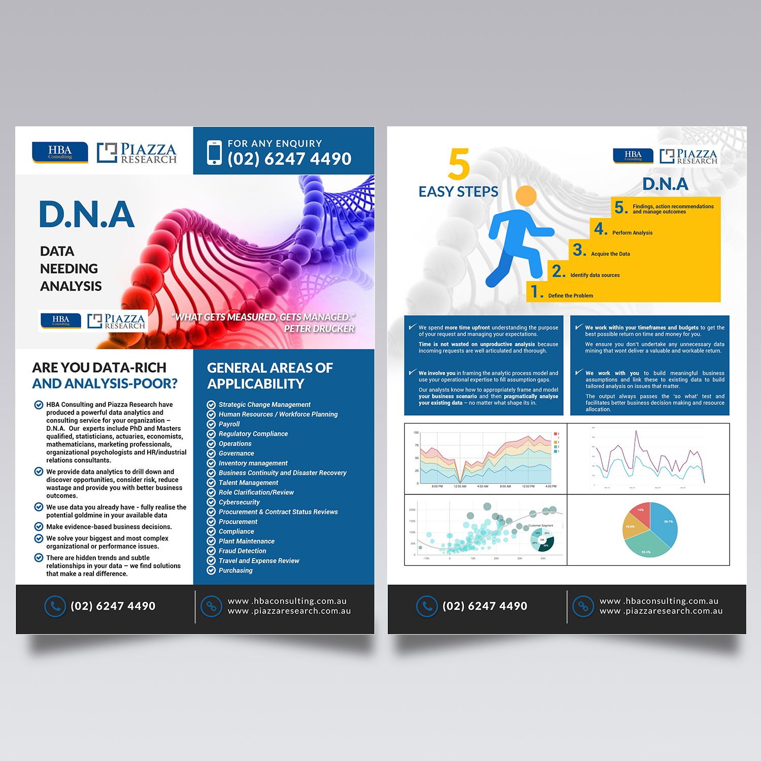 Flyer Design by VEGA-Designs for Piazza Research | Design #14186993