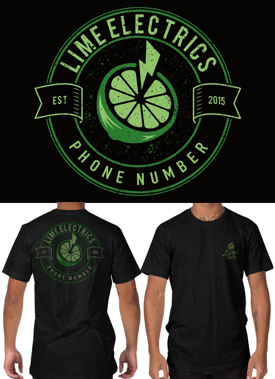 T-shirt Design by a.o.d for Lime Electrics | Design #13981996
