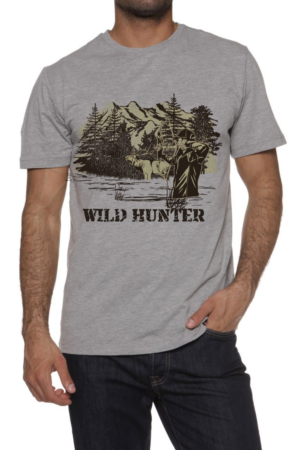 Tshirt for hunters who like the wild places and who are happy to hunt alone 