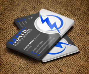 Business Card Design by Riz' for Matic Electro Services | Design #13889624