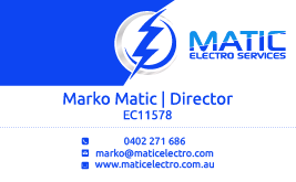 Diseño de Tarjeta de Presentación por Limen para Matic Electro Services | Diseño #13890717