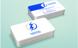 Business Card Design by Limen for Matic Electro Services | Design #13890723