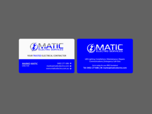 Design de Carte de Visite par Creations Box 2015 pour Matic Electro Services | Design : #13908992