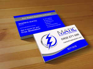 Design de Carte de Visite par Creations Box 2015 pour Matic Electro Services | Design : #13908995