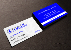 Design de Carte de Visite par Creations Box 2015 pour Matic Electro Services | Design : #13909002