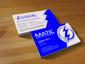 Business Card Design by Creations Box 2015 for Matic Electro Services | Design: #13909009