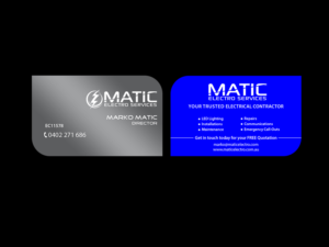 Design de Carte de Visite par Creations Box 2015 pour Matic Electro Services | Design : #13909789