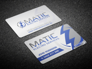 Diseño de Tarjeta de Presentación por OxonoArt para Matic Electro Services | Diseño: #13934300