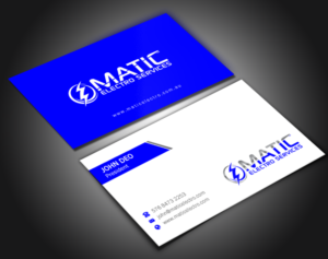 Visitenkarten-Design von Brand aid für Matic Electro Services | Design: #13906696