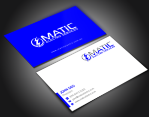 Visitenkarten-Design von Brand aid für Matic Electro Services | Design: #13906697