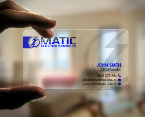 Visitenkarten-Design von chandrayaan.creative für Matic Electro Services | Design: #13907492