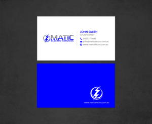 Visitenkarten-Design von chandrayaan.creative für Matic Electro Services | Design: #13907494