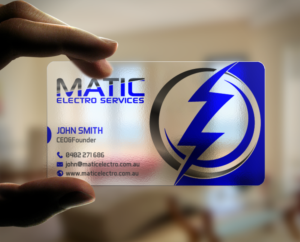 Visitenkarten-Design von chandrayaan.creative für Matic Electro Services | Design: #13907504