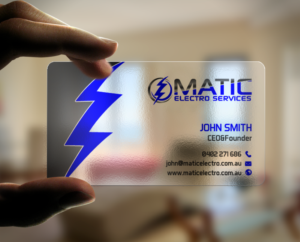 Visitenkarten-Design von chandrayaan.creative für Matic Electro Services | Design: #13907526