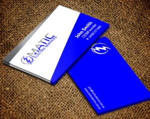 Visitenkarten-Design von chandrayaan.creative für Matic Electro Services | Design: #13907549